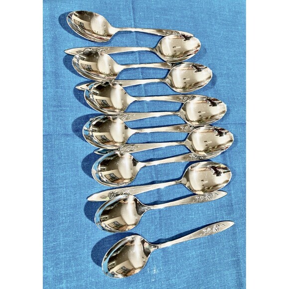 65 Piece Set Oneida Stainless 5-Pc Place Settings for 12 My Rose Pattern - Picture 9 of 16